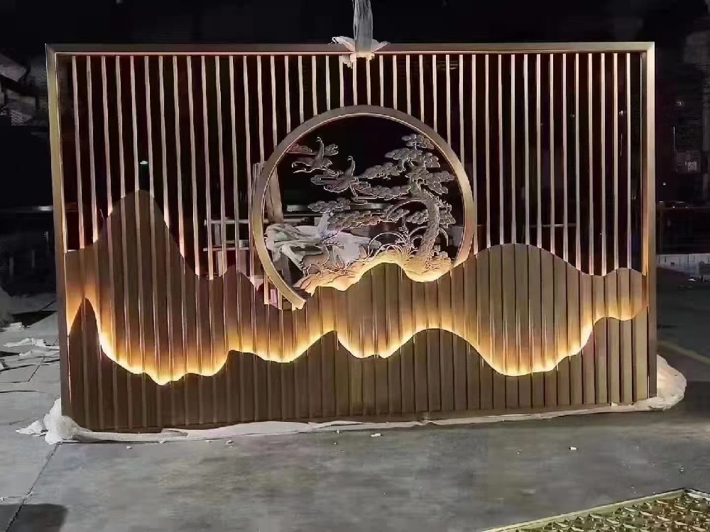 鋁屏風(fēng)，鋁窗花，鋁花格，鋁隔斷